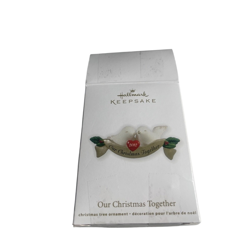 Hallmark Keepsake 2012 Our Christmas Together‎ Love Birds Heart Ornament